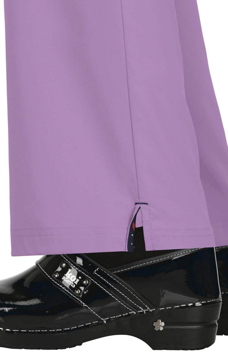 KOI Basics Holly Women's 8-Pocket Stretch Cargo Scrub Pants Navy Medium Tall - Image 4